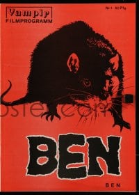9m565 BEN German program 1972 Joseph Campanella, Willard 2, different images of killer rats!