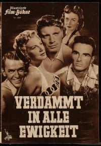 9m618 FROM HERE TO ETERNITY Film Buhne German program 1954 Lancaster, Kerr, Sinatra, Reed, Clift!