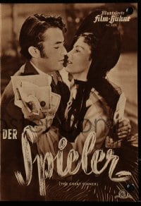 9m634 GREAT SINNER German program 1956 compulsive gambler Gregory Peck, Ava Gardner, different!