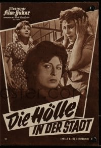 9m639 HELL IN THE CITY German program 1959 Anna Magnani & Giulietta Masina in women's prison!