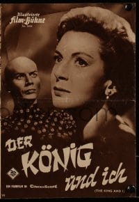 9m664 KING & I German program 1956 Deborah Kerr & Yul Brynner in Rodgers & Hammerstein's musical!