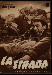 9m670 LA STRADA German program 1956 Federico Fellini, Anthony Quinn, Giulietta Masina, different!