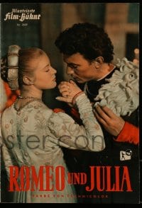 9m736 ROMEO & JULIET Film-Buhne German program 1954 Laurence Harvey & Susan Shentall, different!