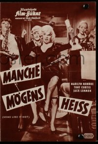 9m750 SOME LIKE IT HOT Film-Buhne German program R1965 Marilyn Monroe, Curtis & Lemmon, different!