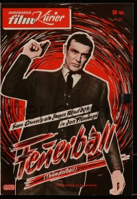 9m775 THUNDERBALL German program 1965 completely different images of Sean Connery as James Bond!