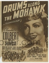 9m003 DRUMS ALONG THE MOHAWK Australian herald 1941 John Ford, Claudette Colbert & Henry Fonda!