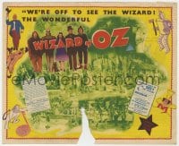 9m002 WIZARD OF OZ Australian herald 1940 biggest screen sensation since Snow White, ultra rare & different!
