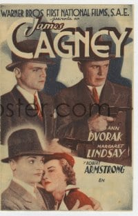 9m204 G-MEN 4pg Spanish herald 1935 James Cagney, Ann Dvorak & Margaret Lindsay, different!