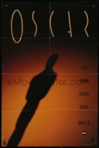 9p033 64TH ANNUAL ACADEMY AWARDS 24x36 1sh 1992 cool shadowy image of Oscar by Duncan & Gurtz!