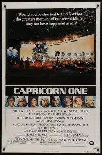 9p148 CAPRICORN ONE 1sh 1978 Elliott Gould, O.J. Simpson, the $30 billion dollar hoax!