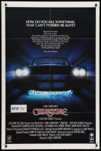 9p165 CHRISTINE int'l 1sh 1983 written by Stephen King, directed by John Carpenter, killer car!