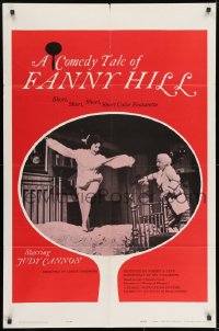 9p173 COMEDY TALE OF FANNY HILL 1sh 1964 Cannon, short, short, short, short color featurette!