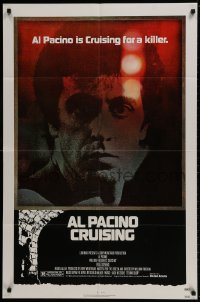9p187 CRUISING 1sh 1980 William Friedkin, undercover cop Al Pacino pretends to be gay!