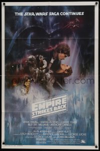 9p248 EMPIRE STRIKES BACK int'l 1sh 1980 classic Gone With The Wind style art by Roger Kastel!