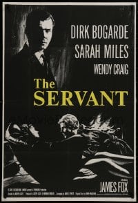 9p019 SERVANT English 1sh 1964 written by Harold Pinter, directed by Joseph Losey, Dirk Bogarde!