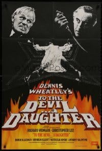 9p024 TO THE DEVIL A DAUGHTER English 1sh 1976 Richard Widmark, Christopher Lee, Nastassja Kinski!