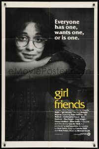 9p319 GIRL FRIENDS int'l 1sh 1978 everyone wants one or is one, directed by Claudia Weill!