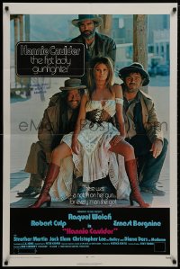 9p360 HANNIE CAULDER 1sh 1972 sexiest cowgirl Raquel Welch, Jack Elam, Culp, Ernest Borgnine