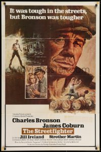 9p363 HARD TIMES int'l 1sh 1975 Walter Hill, Dippel art of Charles Bronson, The Streetfighter!