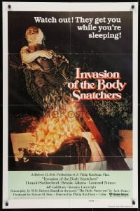 9p421 INVASION OF THE BODY SNATCHERS style A int'l 1sh 1978 Kaufman remake, cool & different!