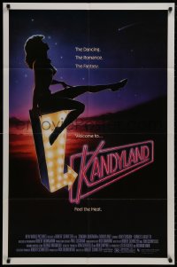 9p455 KANDYLAND 1sh 1987 the dancing, the romance, the fantasy, Sandahl Bergman, sexy image!
