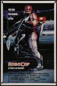 9p735 ROBOCOP 1sh 1987 Paul Verhoeven classic, Peter Weller is part man, part machine, all cop!