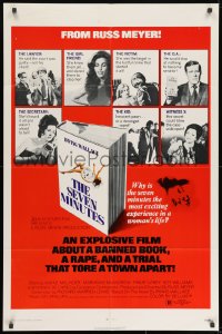 9p770 SEVEN MINUTES 1sh 1971 from the sexmaster Russ Meyer, a trial that tore a town apart!