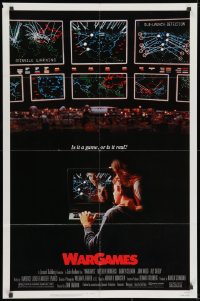 9p943 WARGAMES 1sh 1983 Matthew Broderick plays video games to start World War III!
