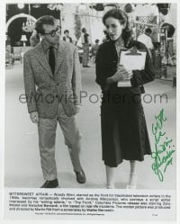 9r285 ANDREA MARCOVICCI signed 7.5x9.5 still 1976 romantically involved w/Woody Allen in The Front!