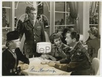 9r286 ANN HARDING signed 7x9.25 still 1945 with Robert Young in Those Endearing Young Charms!