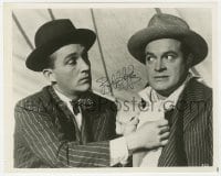9r801 BOB HOPE signed 8x10 REPRO still 1980s great close up in a Road movie scene with Bing Crosby!