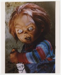 9r675 BRAD DOURIF signed color 8x10 REPRO still 1990s he did the voice of Chucky the killer doll!