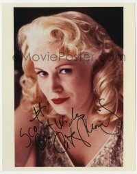 9r682 CATHY MORIARTY signed color 8x10 REPRO still 1990s close portrait as Vickie from Raging Bull!