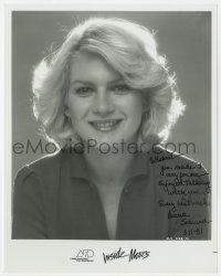 9r334 DIANA SCARWID signed 8x10 still 1980 head & shoulders smiling portrait from Inside Moves!