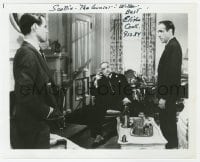 9r841 ELISHA COOK JR. signed 8x10 REPRO still 1984 as The Gunsel with Bogart in The Maltese Falcon!