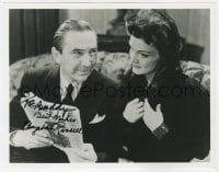 9r842 ELIZABETH RUSSELL signed 8x10.25 REPRO still 1980s great close up with Bela Lugosi!