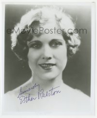 9r843 ESTHER RALSTON signed 8x9.75 REPRO still 1980s head & shoulders c/u of the Paramount beauty!