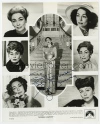 9r357 FAYE DUNAWAY signed 8x10 still 1981 seven images as Joan Crawford in Mommie Dearest!