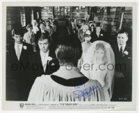9r383 HAYLEY MILLS signed 8.25x10 still 1967 getting married to Hywel Bennett in The Family Way!