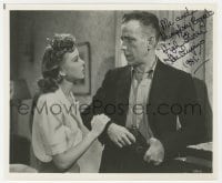 9r872 IDA LUPINO signed 8x10 REPRO still 1981 close up with Humphrey Bogart in High Sierra!