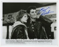 9r393 IMMEDIATE FAMILY signed 8x10 still 1989 by BOTH Mary Stuart Masterson AND Kevin Dillon!