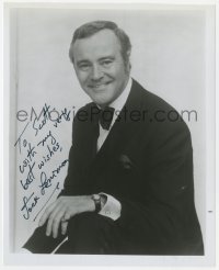 9r876 JACK LEMMON signed 8x10 REPRO still 1980s great smiling portrait wearing tuxedo!