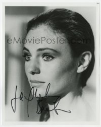 9r877 JACQUELINE BISSET signed 8x10 REPRO still 1980s head & shoulders c/u of the beautiful star!