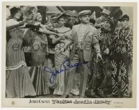 9r406 JAMES CAGNEY signed 8x10.25 still R1957 in a great scene from Yankee Doodle Dandy!