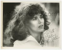 9r884 JANE FONDA signed 8x10 REPRO still 1980s head & shoulders portrait of the pretty star!