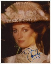 9r708 JANE SEYMOUR signed color 8x10 REPRO still 1999 the beautiful actress in Somewhere in Time!