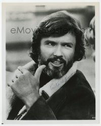 9r910 KRIS KRISTOFFERSON signed 8x10 REPRO still 1980s great youthful close up of the star!