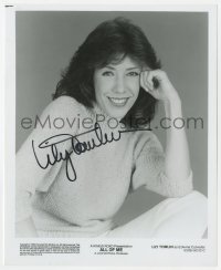 9r445 LILY TOMLIN signed 8x10 still 1984 great smiling portrait as Edwina in All of Me!