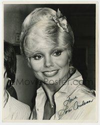 9r919 LONI ANDERSON signed 8x10 REPRO still 1980s smiling portrait of the sexy blonde star!