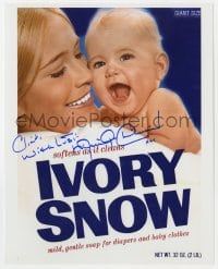 9r736 MARILYN CHAMBERS signed color 8x10 REPRO still 1980s ad when she was an Ivory soap model!